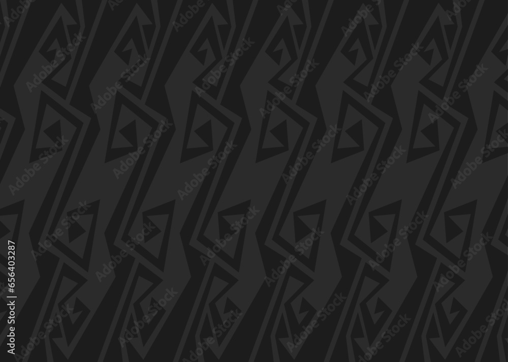 Aufkleber minimalist background with simple ethnic ornament pattern. geometric aztec pattern