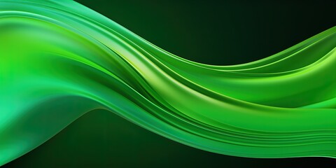 Abstract colorful neon green colors and gradients waves texture background panorama banner