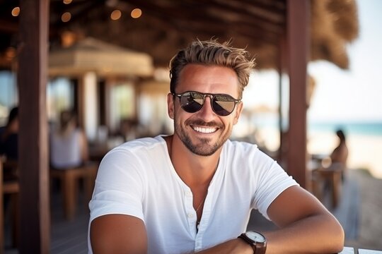 Man with sunglasses hotsell