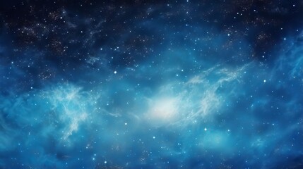 Galaxy and stars in outer space: a night sky background of the universe