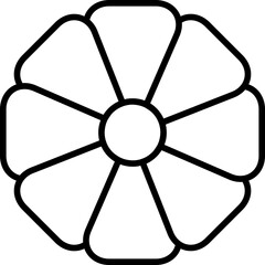Naklejka premium Flowers Icon Vector: Enhance Your Design with Floral Elegance