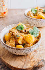 Braised Pork with Potatoes and Cilantro