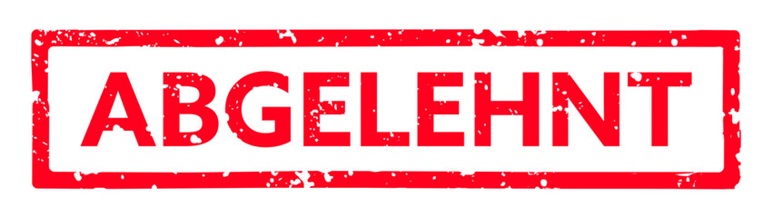 Abgelehnt Stempel, Vektor, Grunge