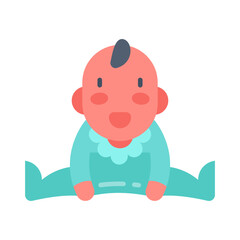 Baby Boy icon in vector. Illustration
