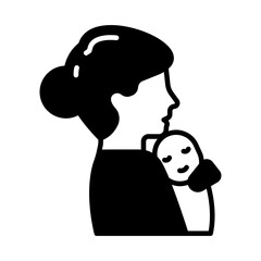 Mother icon in vector. Illustration