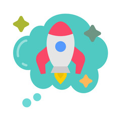 Dream icon in vector. Illustration