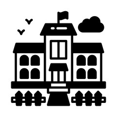 Kindergarten icon in vector. Illustration