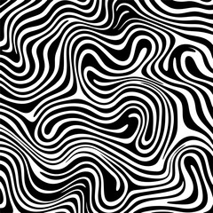 Wavy fluid monochrome, vector background. Vector illustration