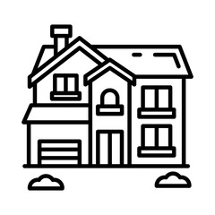 House icon in vector. Illustration