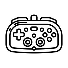 Gamepad icon in vector. Illustration
