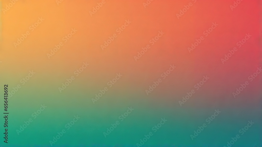 Poster colorful abstract background with grainy noise texture and gradient effect for summer poster design