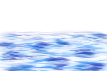 Background vector blue water in flat style