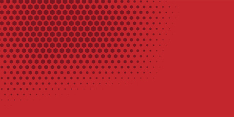 Geometric abstract Hexagon Two Color Background