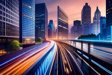 Fototapeta premium city at night