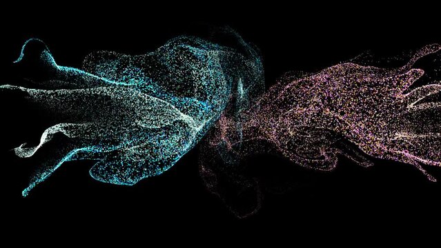 Particles Colliding