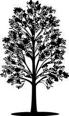 Obraz premium Winterbaum-Icons: Frostige Symbolik und Eisige Ästhetik