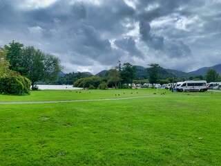 Keswick camping and caravanning club site Lake District