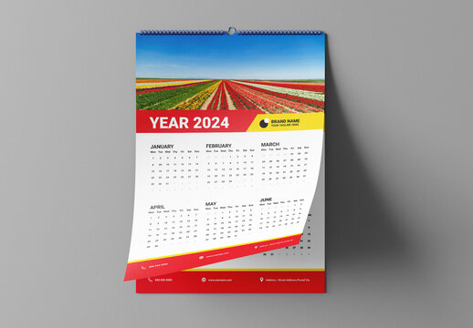 Calendar 2024 Design Layout
