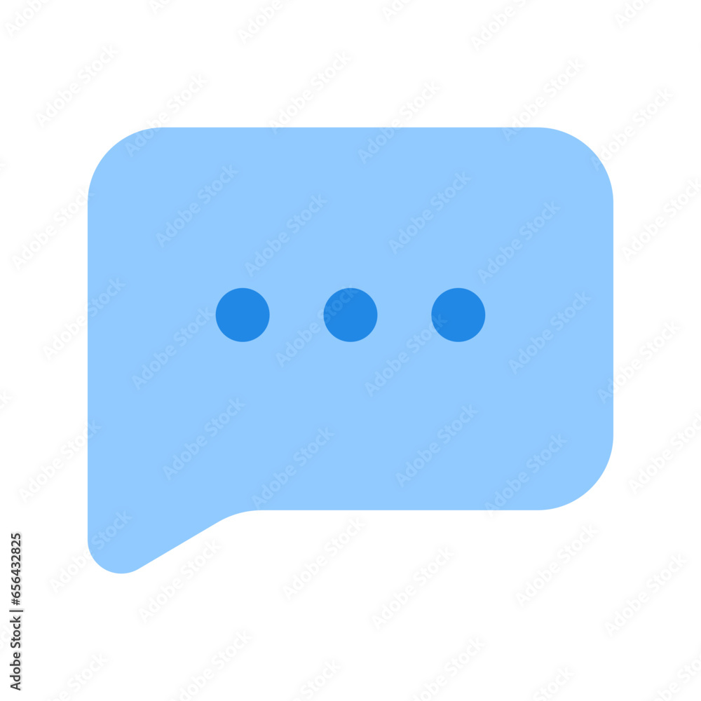 Poster chat flat icon