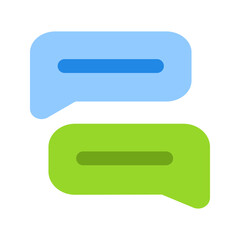 Obraz premium chat flat icon