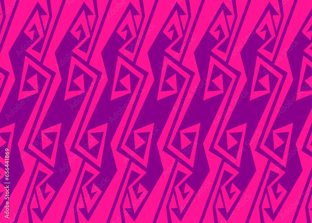 Aufkleber minimalist background with simple ethnic ornament pattern. geometric aztec pattern