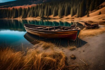 boat on the lake