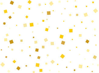 Yellow Squares Confetti