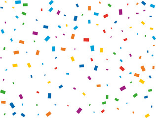 Magic Rectangular Rainbow Confetti