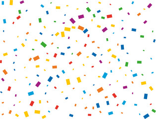 Magic Rectangular Rainbow Confetti