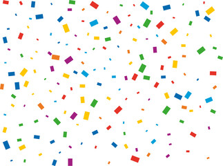 Magic Rectangular Rainbow Confetti