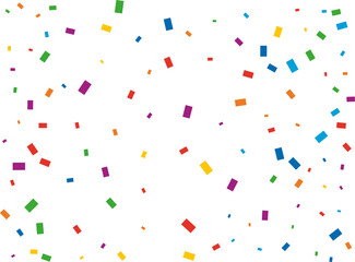 Magic Rectangular Rainbow Confetti