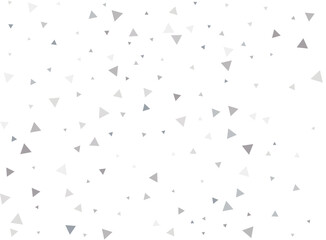 Gender Neutral Silver Triangular Confetti