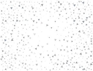 Christmas Silver Triangular Confetti