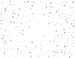 Christmas Silver Triangular Confetti