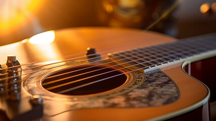 acoustic guitar abstract background music.