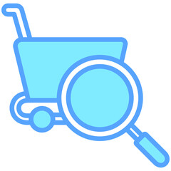 Search icon often used in design, websites, or applications, banner, flyer to convey specific concepts related to cyber monday, marketing, shopping.