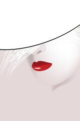 White Hat, Red Lips
