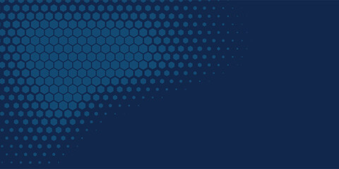 Geometric abstract Hexagon Two Color Background