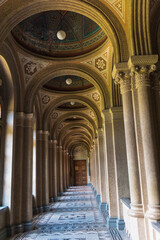 corridors and walls at Chernivtsi University