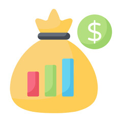 Profit Flat Icon