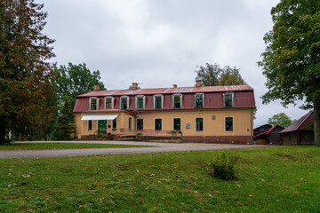 Fototapeta na wymiar Spares manor of Amata parish, Latvia
