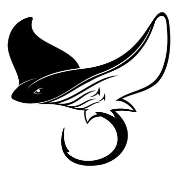 illustration of a stingray