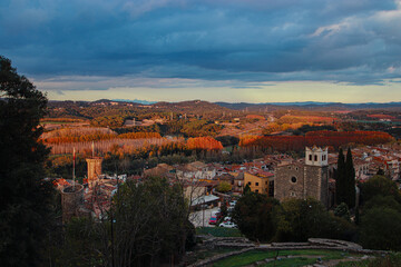 Obraz premium Paisaje de Hostalric 