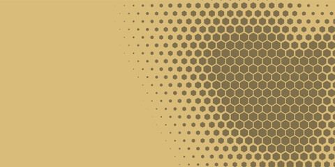 Geometric abstract Hexagon Two Color Background