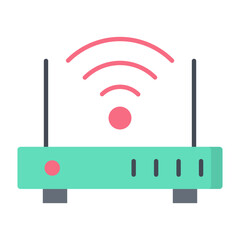 Modem Flat Icon