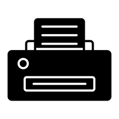 Printer Glyph Icon