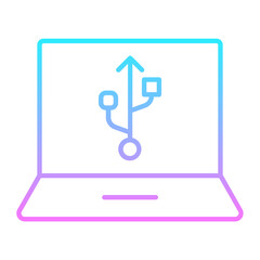 Connection Gradient Icon