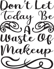 Makeup Tshirt Design  