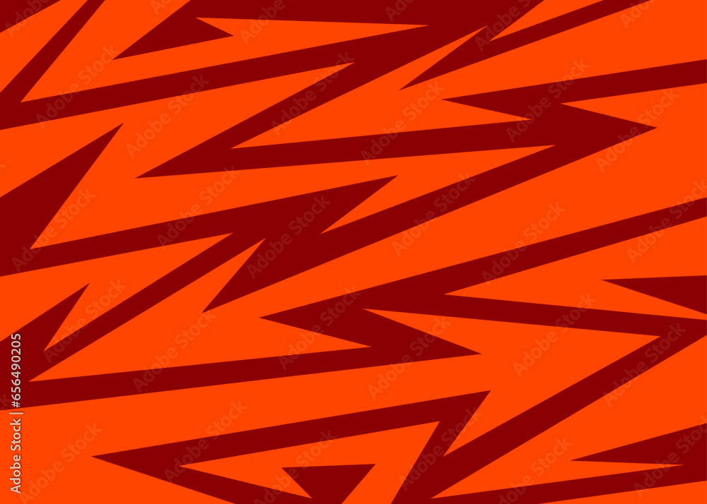 Poster abstract background with various sharp, zigzag and arrow pattern