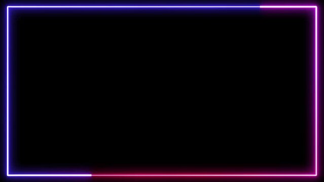 blue and purple saber light frames, suitable for your video background, 4k video